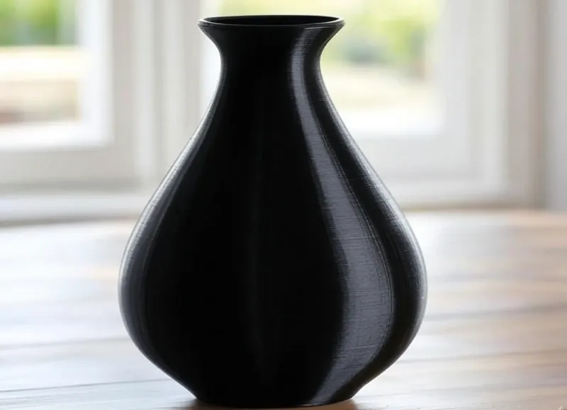 Vase imprimé en 3D avec du filament PLA Go&Print